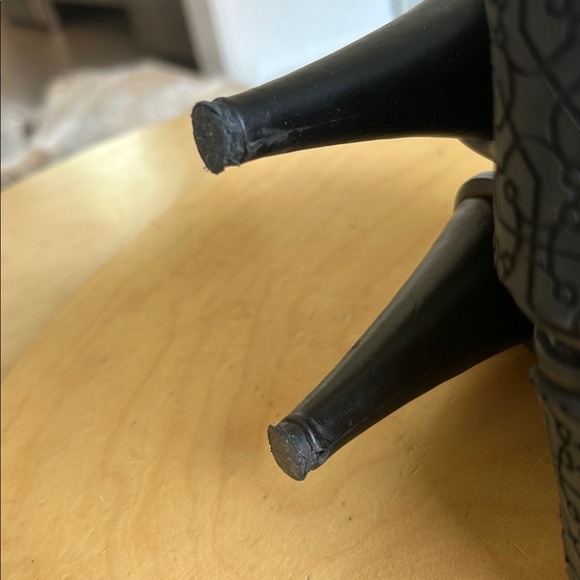 Opening Ceremony Black Leather Lace-Up Ankle Boots - Picture 8 of 8